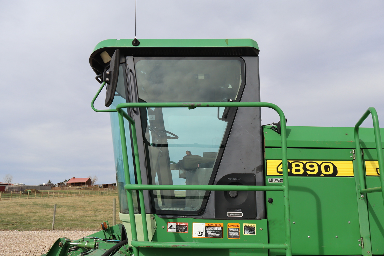 Lot 5803 - '97 JD 4890 SP WINDROWER w/JD 890 16' SICKLE HEADER
